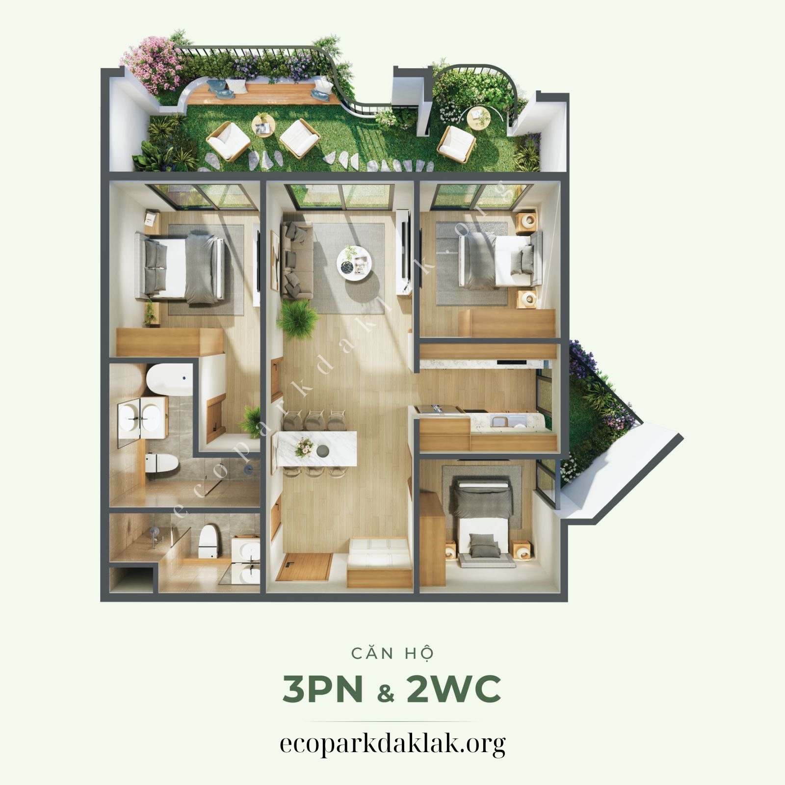 Căn hộ Chung Cư LandMark Eco Palace Đắk Lắk