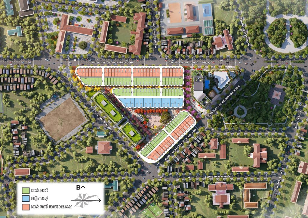 Sơ đồ dự án Eco Palace Đắk Lắk